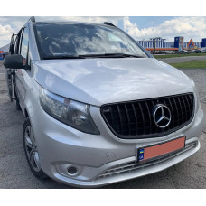 Передня решітка GT Panamericana Black (2014-2023 для Vito W447) для Mercedes Vito/V-class W447 2014- рр