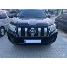 Хром накладки на решітку (2017-2023) для Toyota Land Cruiser Prado 150 рр