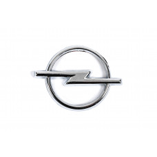 Емблема (розмір кола 67мм, блискавка 90мм) для Opel