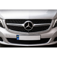 Передня решітка Diamond (2014-2019 для V-class) для Mercedes Vito/V-class W447 2014- рр