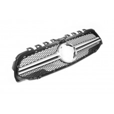 Передня решітка AMG Silver (для 2018-2022) для Mercedes A-сlass W177 2018- рр