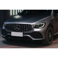 Передня решітка GT Panamericana (для GLC 43 AMG/GLC 63 AMG/AMG-Line 2019-2022) для Mercedes GLC X253 рр