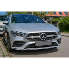 Передня решітка Diamond Silver (для 2019-2022) для Mercedes CLA C118 2019- рр