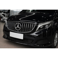 Передня решітка GT Panamericana Chrome (2019-2023 для V-class) для Mercedes Vito/V-class W447 2014- рр