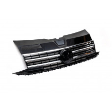 Передня решітка з хром смужкою (під емблему) для Volkswagen T6 2015-2024 рр