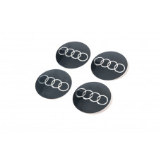 Наклейки на ковпачки 65мм (4шт) для Ауди