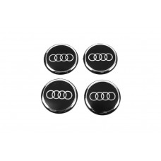 Наклейки на ковпачки 54мм (4шт) для Ауди