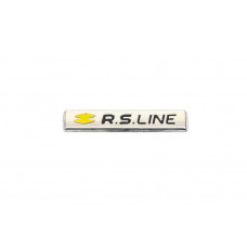 Задній логотип RS (1 шт, нерж) для Renault Clio V 2019- рр