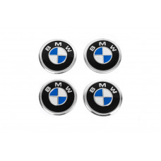 Наклейки на ковпачки V1 60мм (4шт) для BMW