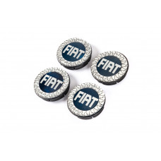 Ковпачки на диски V3 49/42.5 мм сині (4 шт, 46746586) для Fiat