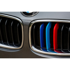 Накладки на решітку для 11-полосової (3 шт) для BMW 3 серія F30/F31 2012-2019 рр