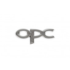 Металевий шильдик на багажник OPC (Хром) для Opel