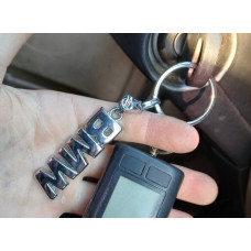 Металічний брелок з логотипом BMW для BMW