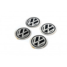 Наклейки на ковпачки 60мм vw-60-n-bl (4шт) для Volkswagen