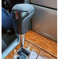 Ручка КПП (Чорна шкіра -2026 карбон) для Toyota Land Cruiser 200 2007-2021 рр