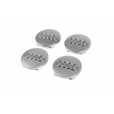 Заглушки у диски 60/58мм сірі ad5957s (4 шт) для Ауди