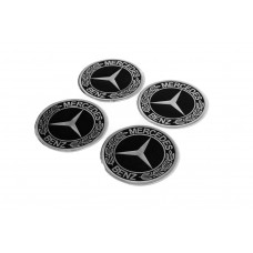 Наклейки на диски 90мм (4 шт) для Mercedes-Benz