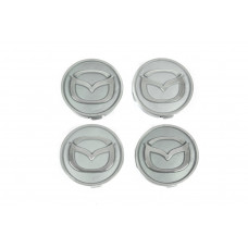Ковпачки диски сірі maz5955tur-sir (59мм на 55мм, 4 шт) для Mazda