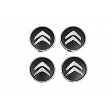 Ковпачки диски чорні cit5955tur-bl (59мм на 55мм, 4 шт) для Citroen