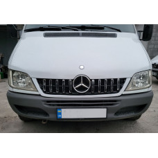 Передня решітка GT Panamericana Chrome Eco (CDI, 2002-2006 рр.) для Mercedes Sprinter W901/902/903/904/905 рр