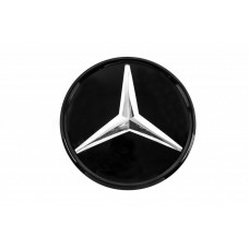 Передня емблема під склом, чорна окантовка a0008880111 для Mercedes GLC X253 рр