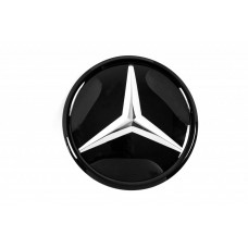 Передня емблема під склом, чорна окантовка a0008881000 для Mercedes E-сlass W213 рр