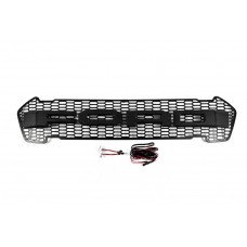 Передня решітка (2015-2018, чорний, LED) для Ford Ranger рр