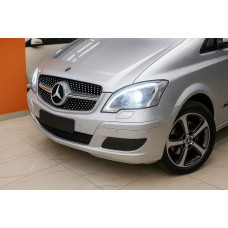 Передня решітка Diamond Silver (2010-2014) для Mercedes Vito W639 рр