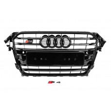 Передня чорна решітка S-style (2012-2015) для Ауди A4 B8 рр