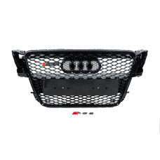 Передня решітка RS-style (2007-2011, чорна) для Ауди A5 рр