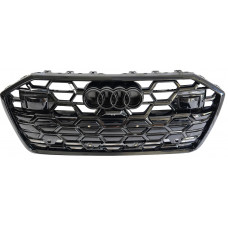 Передня решітка RS-style (2024-2026, чорна) для Ауди A6 C8 рр