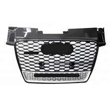 Передня решітка RS-style з написом Quattro (2008-2014, чорна) для Ауди ТТ рр