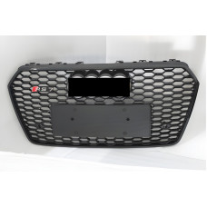 Передня решітка RS-Style (2015-2018, чорна) для Ауди A7 рр