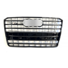 Передня решітка S-Style (2010-2013, чорна) для Ауди A8 рр