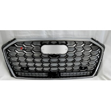 Передня решітка S-Style (2022-2026, хром з чорним) для Ауди A8 2018- рр