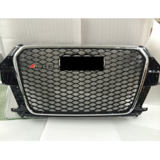 Передня решітка RSQ-Style (2011-2015, чорна з хромом) для Ауди Q3 рр