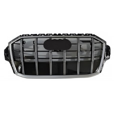 Передня решітка RSQ-Style (2020-2026, чорний мат з хромом) для Ауди Q7 рр