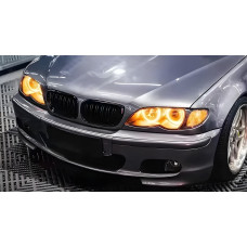Ніздрі M-Look DPT (для Coupe 2003-2006, чорний глянець) для BMW 3 серія E46 рр