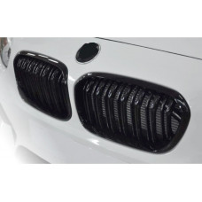 Ніздрі M-Look (2015-2019, чорний глянець) для BMW 1 серія F20/F21 рр