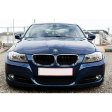 Ніздрі M-Look (для E-90/91 2008-2011, чорний глянець з хром окантовкою) для BMW 3 серія E90/E91 рр