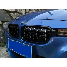 Ніздрі Diamond Silver для BMW 3 серія F30/F31 2012-2019 рр