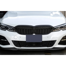 Ніздрі M-Look V2 (2018-2022, чорний матовий) для BMW 3 серія G20/G21 2018- рр