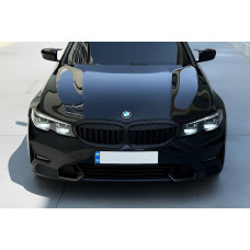 Ніздрі 1 Bar (2018-2022, чорний матовий) для BMW 3 серія G20/G21 2018- рр
