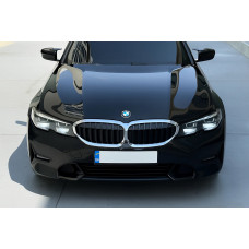 Ніздрі 1 Bar (2018-2022, чорний глянець з хром окантовкою) для BMW 3 серія G20/G21 2018- рр