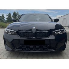 Ніздрі Diamond Black (2022-2026, чорна окантовка) для BMW 3 серія G20/G21 2018- рр