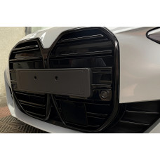 Ніздрі M-Look (для I4 G26,2022-2026, чорний глянцевий) для BMW 4 серія G22/23/26 2020- рр