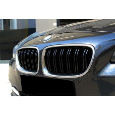 Ніздрі M-Look (чорний глянець з хром окантовкою) для BMW 5 серія F10/F11 2010-2016 рр