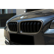 Ніздрі M-Look (чорний глянцевий з карбоновим аквапринтом) для BMW 5 серія F10/F11 2010-2016 рр