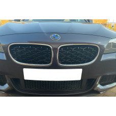 Ніздрі Diamond Black (хром окантовка) для BMW 5 серія F10/F11 2010-2016 рр