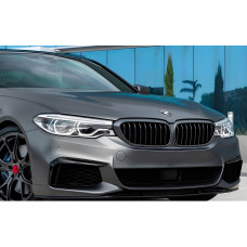Ніздрі 1 Bar (2017-2020, чорний матовий) для BMW 5 серія G30/G31 рр